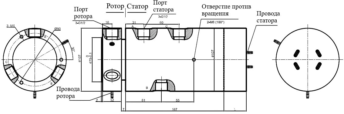 Чертеж MAPH300F-05-P1210-S06