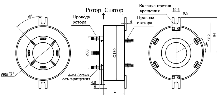 Чертеж GT50130-S36
