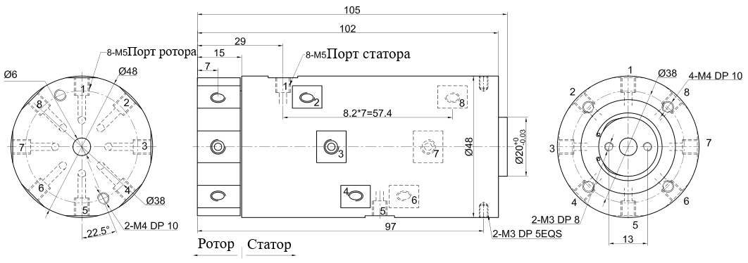 Чертеж MQR8