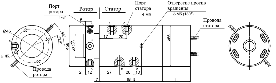 Чертеж MAPH400F-01-P0610-S18