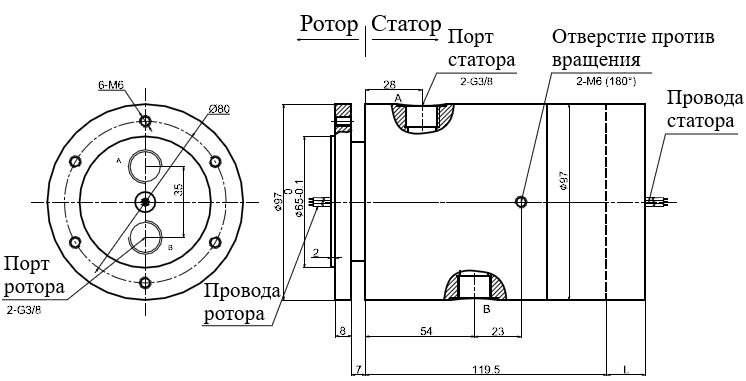 Чертеж MAPH200S-04-S06