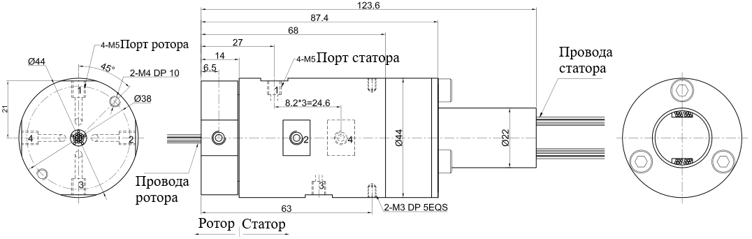 Чертеж MQR4-S24