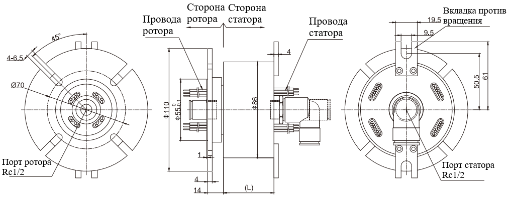 Чертеж MAPH100-05-P0610
