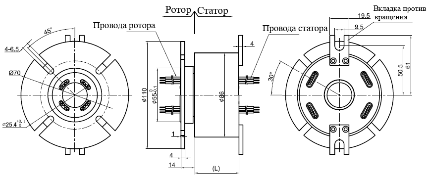Чертеж GT2586F-S06