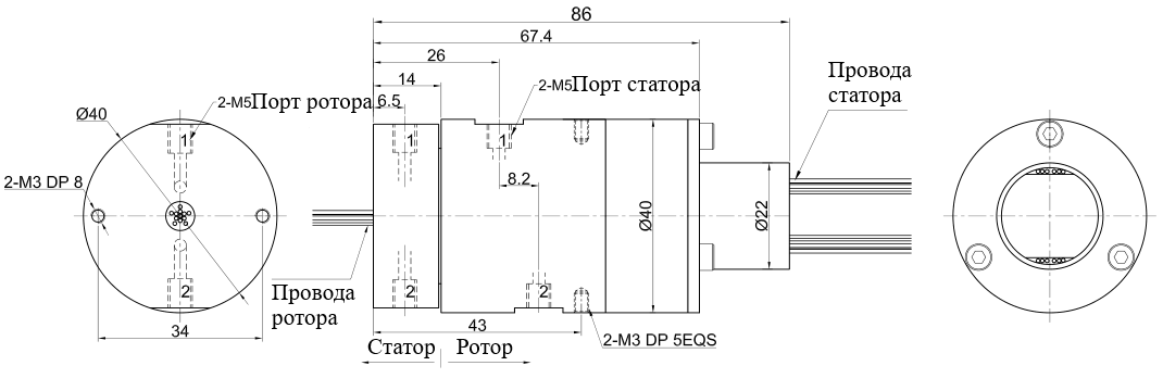 Чертеж MQR2-S12