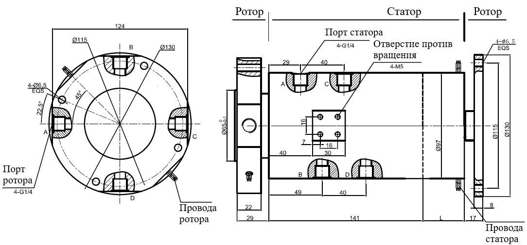 Чертеж MAPH400W-03-S12