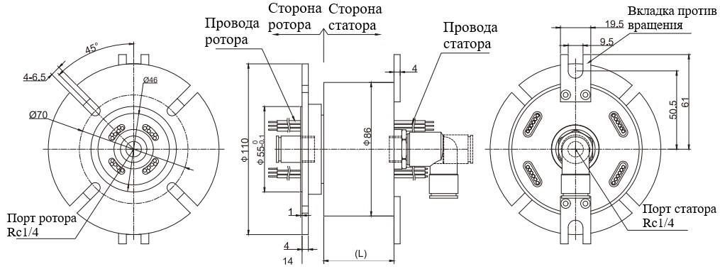Чертеж MAPH100-03-P0610