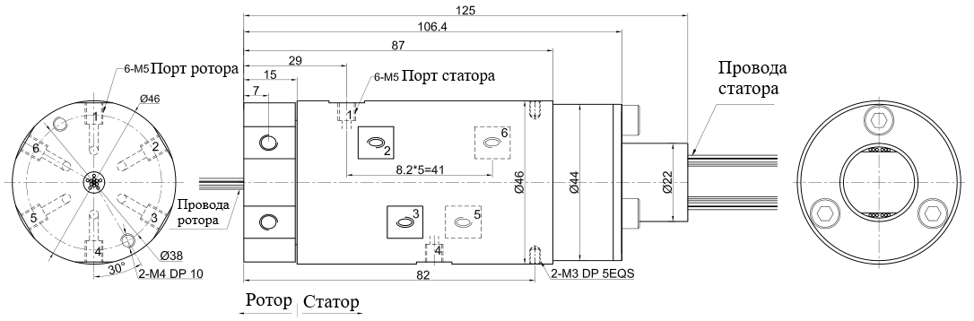 Чертеж MQR6-S12