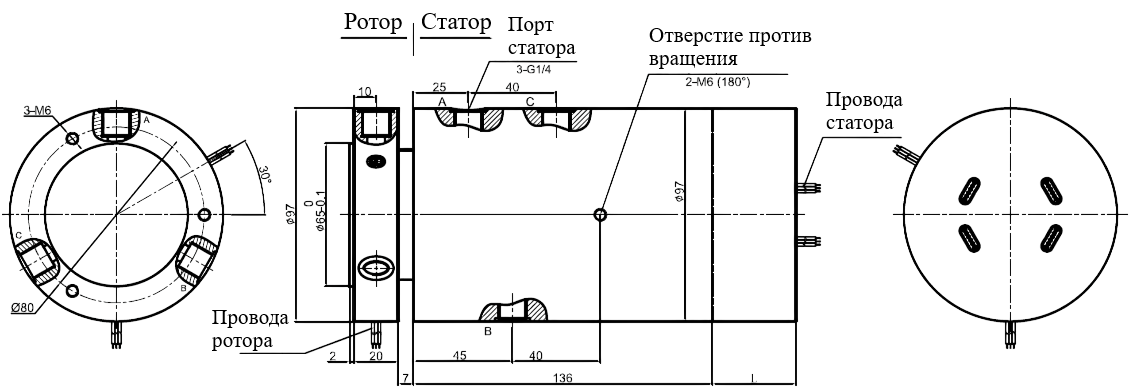 Чертеж MAPH300F-03-P0810-S10