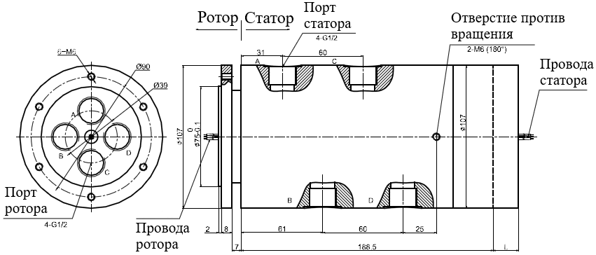 Чертеж MAPH400S-05-S18