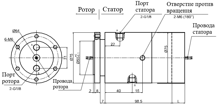 Чертеж MAPH200S-02-S12