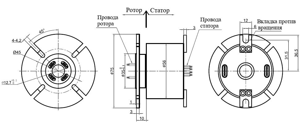 Чертеж GT1256F-P0610