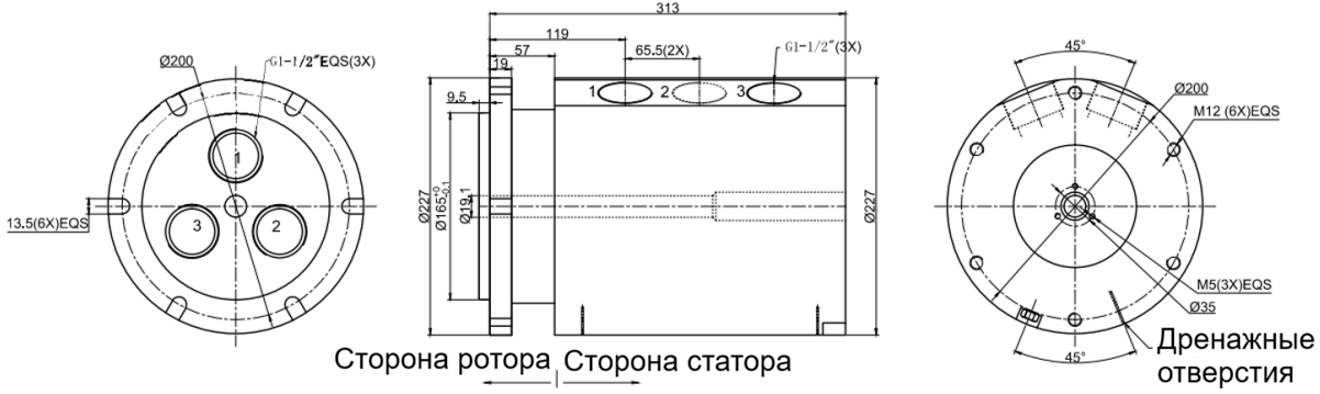 Чертеж MVH312