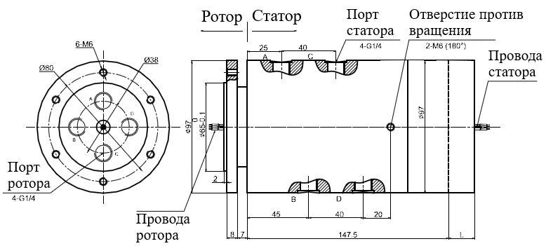Чертеж MAPH400S-03-S18