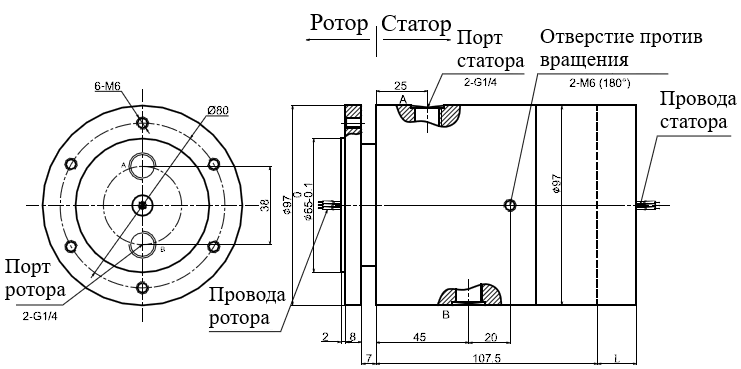 Чертеж MAPH200S-03-S24