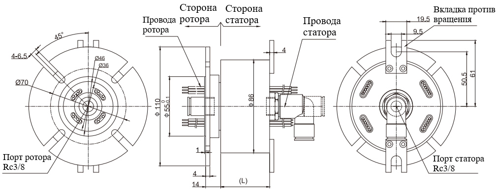 Чертеж MAPH100-04-P0610